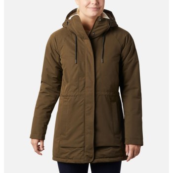 Columbia Ženske Jakne - South Canyon Sherpa Lined Maslinasto Zelene | THRI-89067
